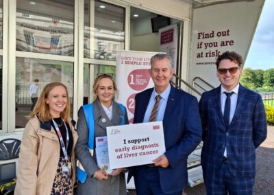 Love Your Liver roadshow visits Stormont Assembly in Northern Ireland
