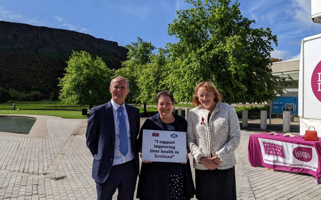Sound the Alarm on liver disease in Scotland: Love Your Liver roadshow visits the Holyrood Parliament