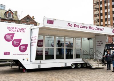 The British Liver Trust unites with the University of Southampton to deliver Love Your Liver roadshows in coastal towns as part of research project