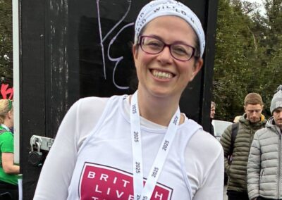 Lara’s winter runs bring in over £500 for British Liver Trust