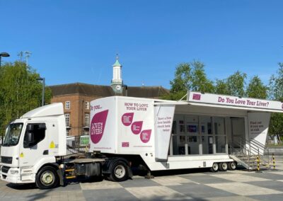 136 members of the public receive free liver scan at Love Your Liver roadshow in Watford