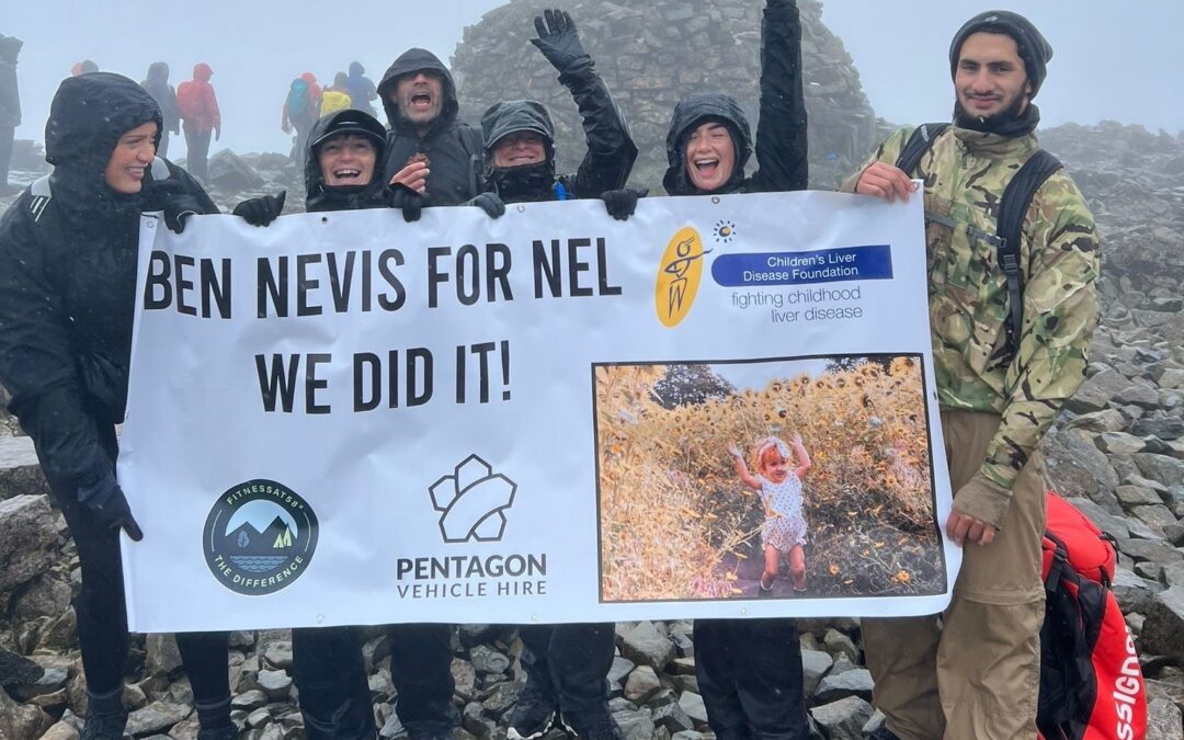 Super aunty Sophie conquers Ben Nevis for Nellie
