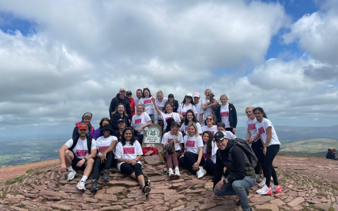 Bristol hospital team take on Pen Y Fan mountain climb for liver charity
