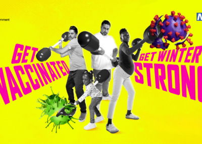 Campaign urges people at risk to get their flu and COVID-19 vaccinations