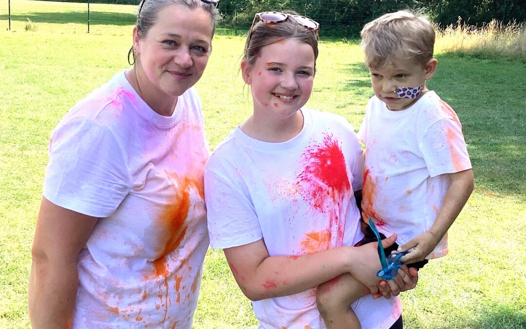 Pupils and staff show their true colours to support Harrison