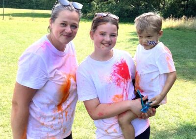Pupils and staff show their true colours to support Harrison