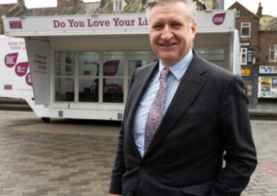 The British Liver Trust congratulates Chairman Sir Alastair King DL on knighthood