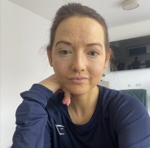 Headshot of Lisa looking unwell