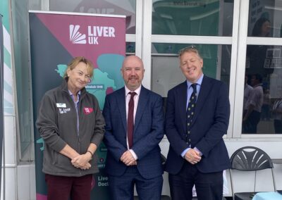Liver UK visit the Senedd